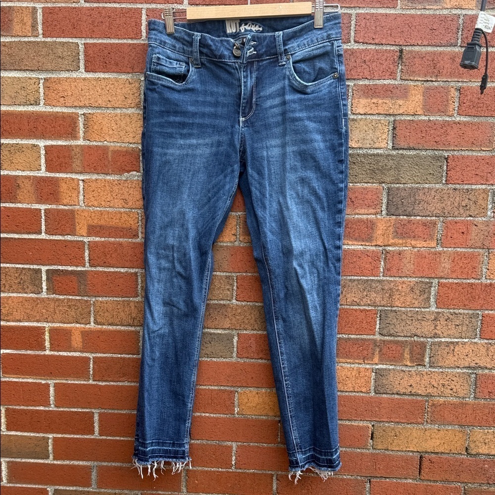 KUT from the Kloth Skinny Jeans Raw Hem Size 6
